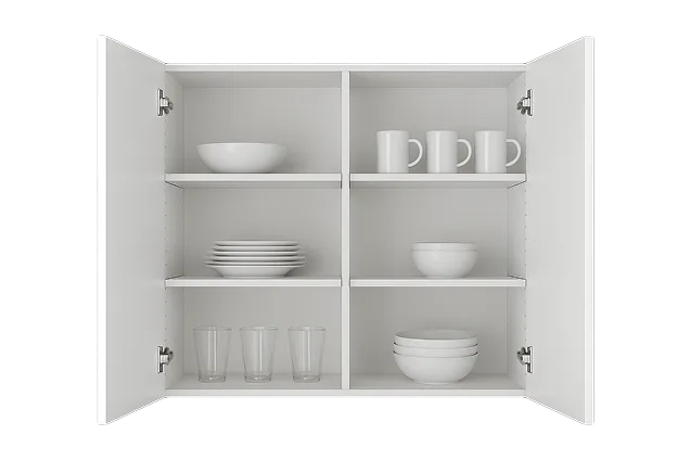 Inside
cabinets